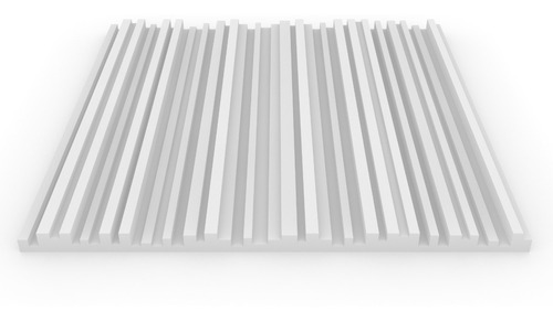 Imagen 4 de 7 de Pack X6 Placas Acústicas Premium Ignifugas 61x61cm X30mm