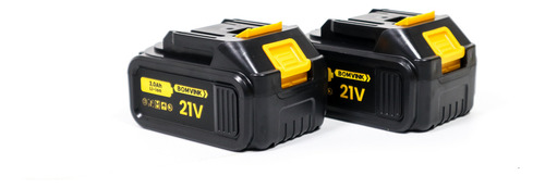 Lixadeira Esmerilhadeira 2 Baterias Angular Recarregável 21v Cor Amarelo 110v/220v