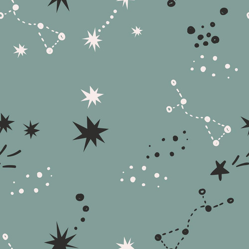 Imagem 2 de 6 de Papel De Parede Adesivo Estrela Constelação N05051 0,58x2,5m