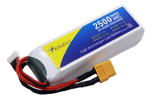 Bateria Lipo 2500mah 3s 11.1v 40c