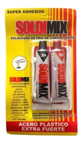 Soldimix Acero Plastico Extra Fuerte 