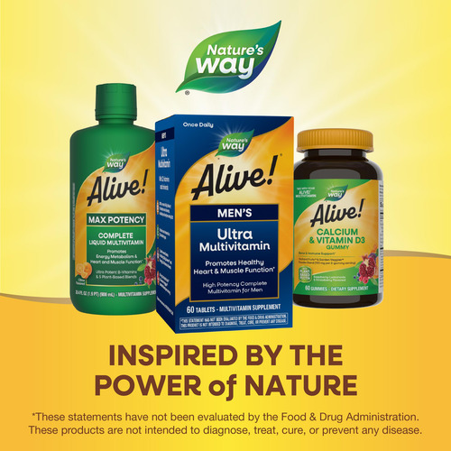 Nature's Way Alive! Multivitamínico Hombres 60 Tab