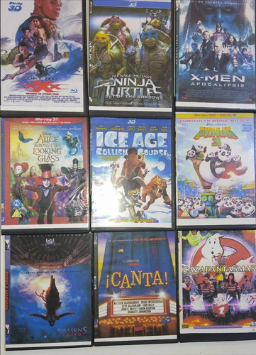 Peliculas Blu Ray 3d Nuevas Printeadas