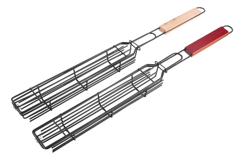 Cesta De Acero Inoxidable Para Asar Salchichas Y Hot Dog