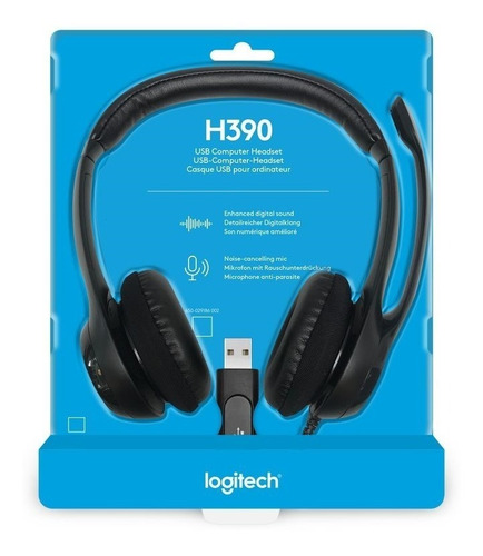 Audifonos Logitech H390 Con Micrófono Incorporado Usb Origin