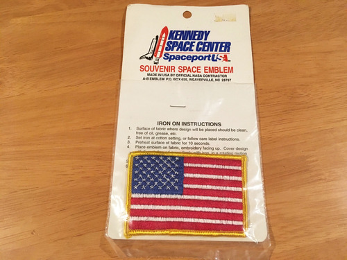 Parche Termoadhesivo Nasa American Flag Patch Sellado Usa