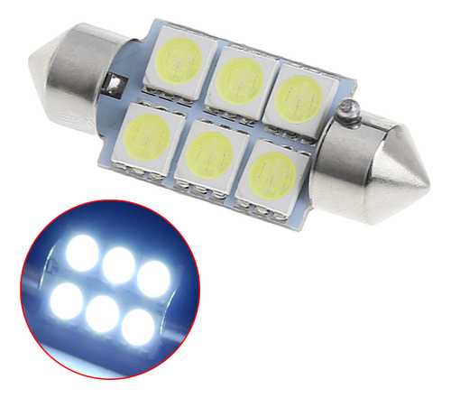 Lámpara Chip Smd De 6 Led Canbus Para Lectura, Lámpara Domo