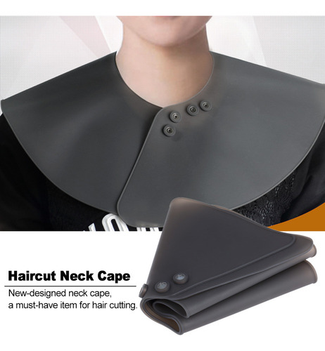 Colar De Silicone Com Capa De Cabelo Para Barbeiro E Cabele