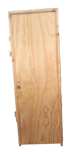 Imagen 1 de 8 de Puerta Placa Marco De Pino 70 X 200 Interior Ddika