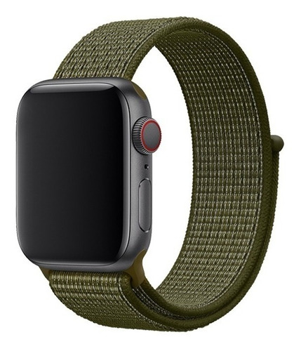 Pulseira Nylon Para Apple Watch Iwo 42mm 44mm 38mm 40mm 5 4