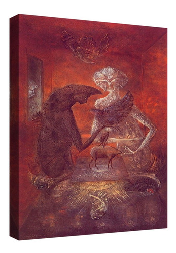 Cuadro Reflection Of The Oracle Leonora Carrington Canvas 