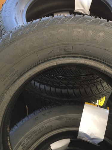2x Pneu Remold 14 Gw Tyres 175 70r14 Selo Inmetro Kangoo