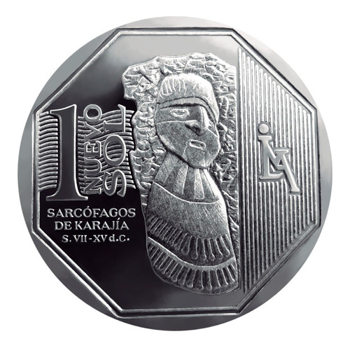 Moneda Unc Sarcófagos De Karajía Riqueza Y Orgullo Del Perú