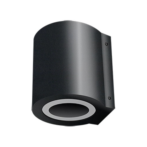 Aplique Unidireccional Exterior Tondo Negro 7w Incluida