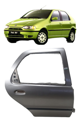 Porta Traseira Direita Fiat Palio 1996 A 2001