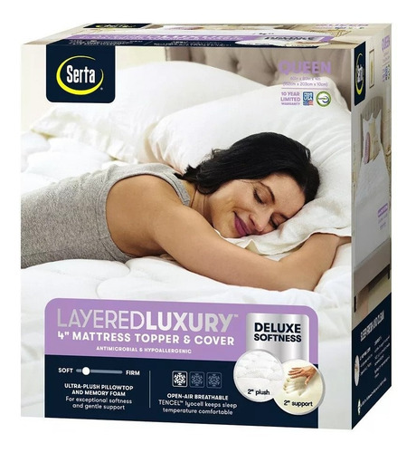 Imagen 4 de 9 de Topper De Colchón King 4 De Alto. Memory Foam