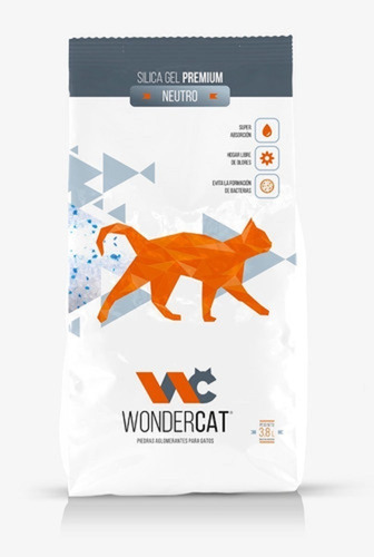 Piedras Sanitarias Silicas Wondercat Neutra- Petit Pet Shop