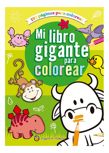 Mi Libro Gigante Para Colorear - Verde - El Gato De Hojalata