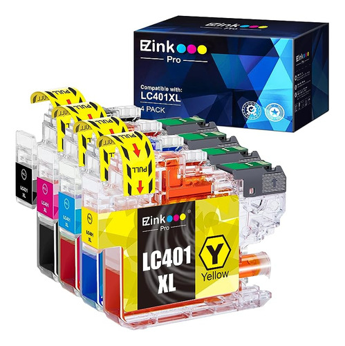 Lc401xl Tinta Repuesto Compatibles Para Lc401 Xl Lc 401 Para