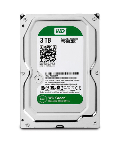 Western Digital Caviar Green 3tb Disco Duro Pc Hdd - Sata