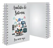 Comprar Caderno Profissões Analista De Sistemas A5 15x21cm C\u002Fnome
