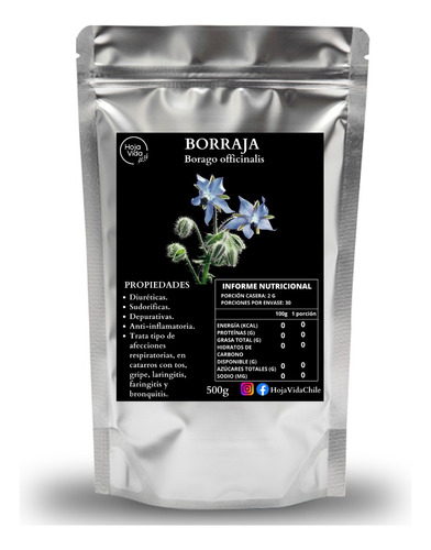 Borraja Hierba Seca 1kg