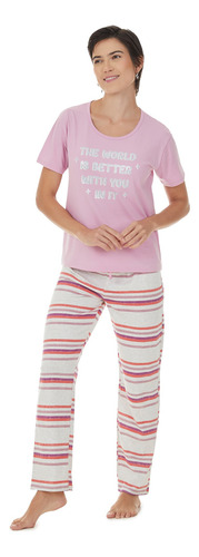 Pijama Mujer Tops & Bottoms Modelo 20369