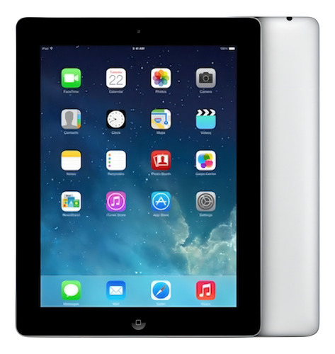 iPad 4th generation 2012 A1459 9.7" con red móvil 32GB negro 1GB de memoria RAM - Excelente (Reacondicionado)