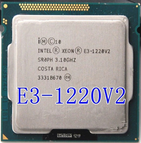 Imagem 1 de 3 de Proc Intel Xeon E3-1220 V2 3.10ghz 8m Cache Sr0ph Lga 1155
