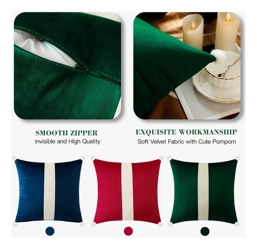 Velvet Suave De Otostar Velvet Navideño De Almohada Decorati