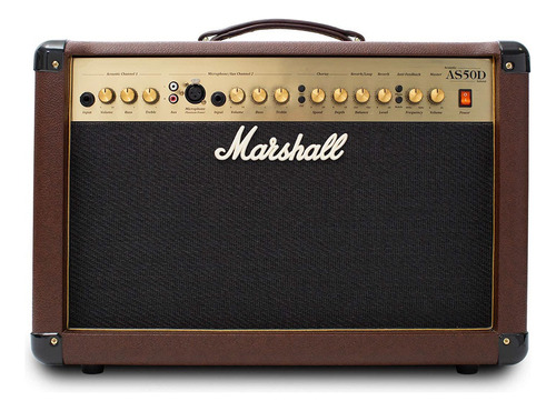 Amplificador Marshall As50d Combo Para Guitarra Acústica 50w