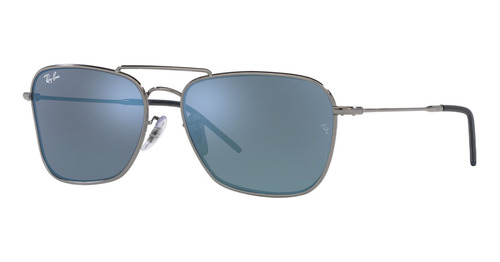 Gafas De Sol Caravan Reverse Gunmetal Espejados Ray-ban