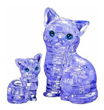 Crystal Bepuzzled Original Del Rompecabezas 3d - Cat & Kitte