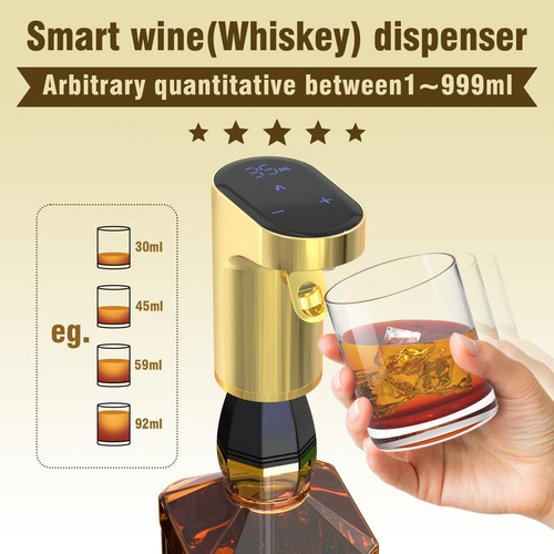 Dispensador Eléctrico De Vino Y Licor Recargable