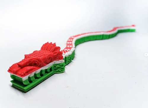 Quetzalcóatl Flexible Serpiente Articulada Xl 42cm