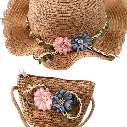 Sombrero For El Sol For Niños, Gorra De Playa, Bolso