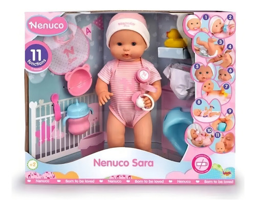 Nenuco Muñeca Sara El Bebé Más Real Con 11 Funciones