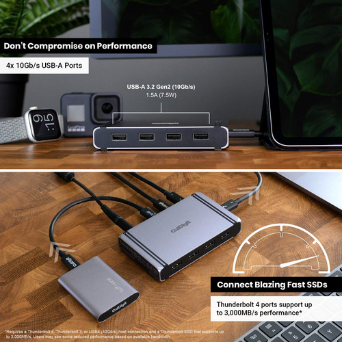 Thunderbolt 4 Element Hub Caldigit 4x Usb4 Con Carga De 60 W