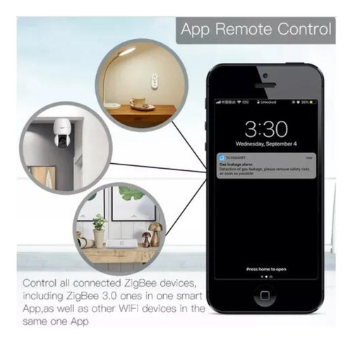 Hub Tuya Zigbee Smart Gateway Alexa Google Casa Inteligente