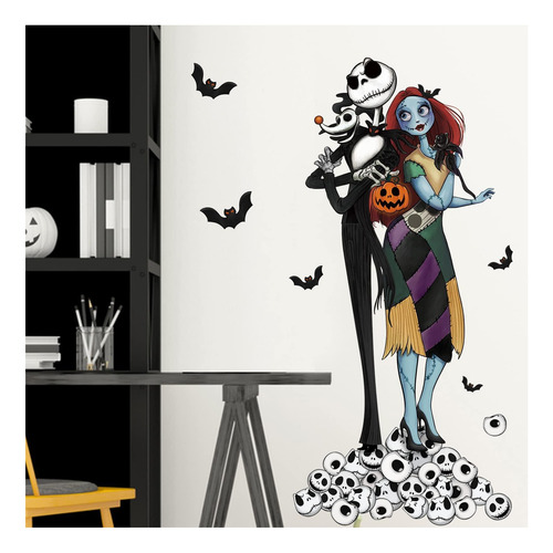 Mfault Halloween N Before Pegatinas De Pared Navideñas, Bat