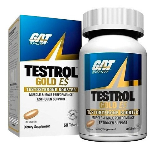 Imagen 1 de 2 de Testrol Gold Gat - Elevador Testosterona (60 Caps) 
