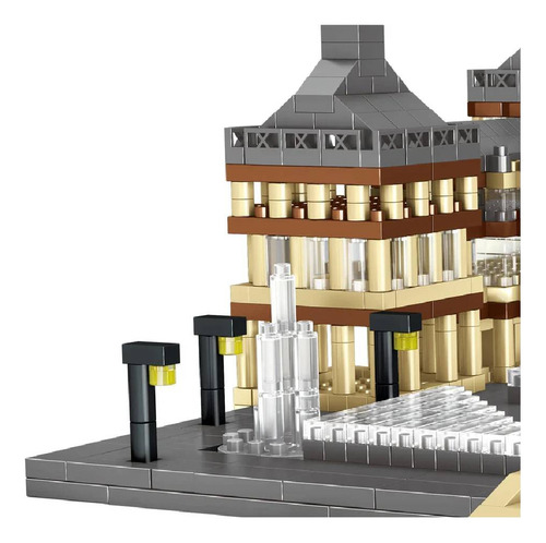 Dovob Juego De Micro Bloques De Construcción De Louvre