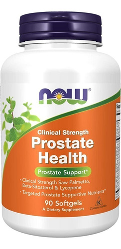 Prostate Health 90softgels, Prostata Saludable, Now,