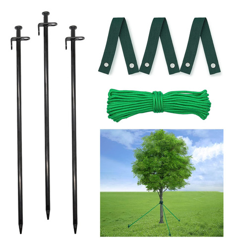 Estacas De Árbol Resistentes, Kit De 3 Piezas De 15.8 ...