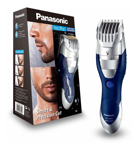 Panasonic Cabello Seco Y Húmedo Y Barbero, Color Plateado