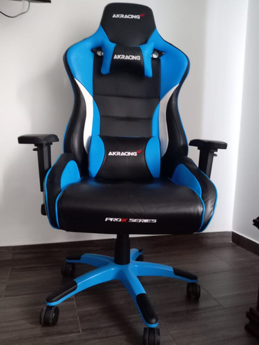 Silla Gamer Akracing Pro X Ak-prox Talla Grande Negra Azul