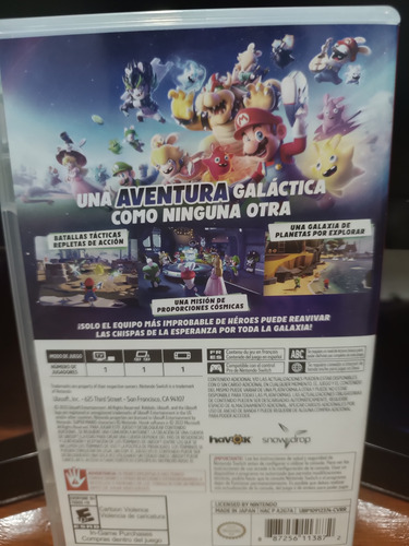 Mario Rabbids Sparks Of Hope Nintendo Switch (Usado)