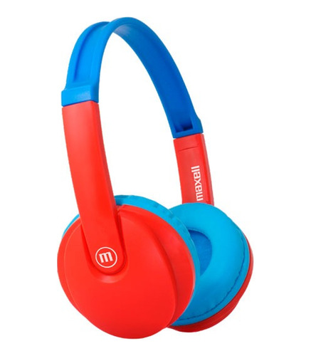 Auriculares De Niños Maxell Inalámbricos C/microfono Rojo