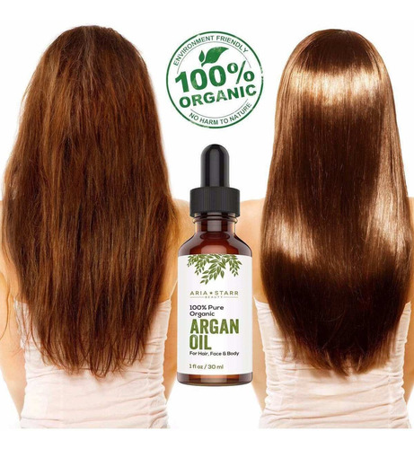Aceite De Argan, Gotero 30ml,100% Organico