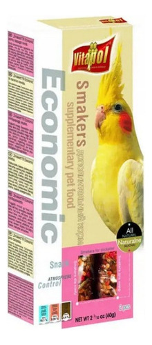Golosina Snack Para Ave Ninfa Loro Cacatua Vitapol 2 Barras